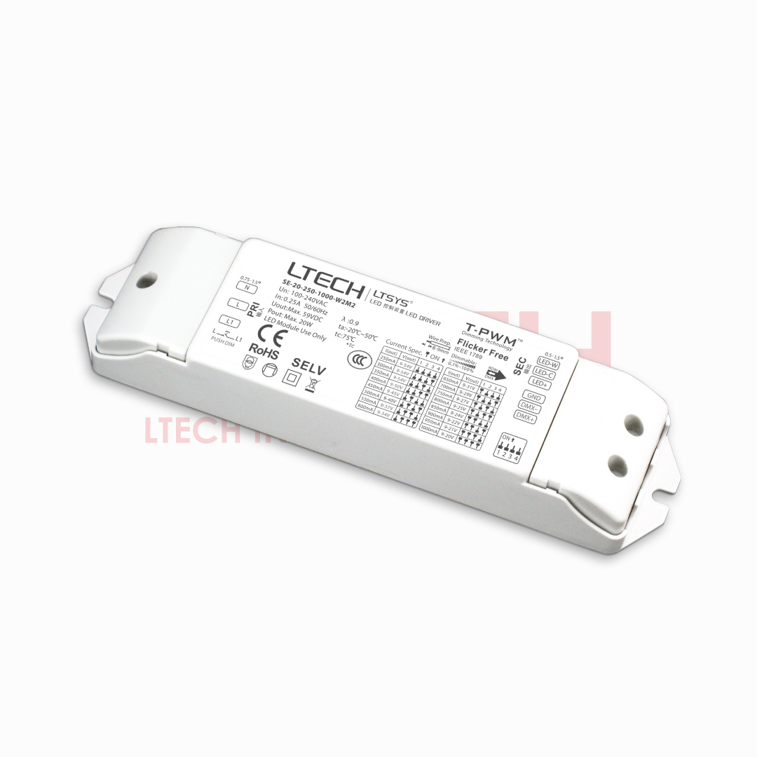 DMX512 CC Dimming & TW Driver (SE-20-250)