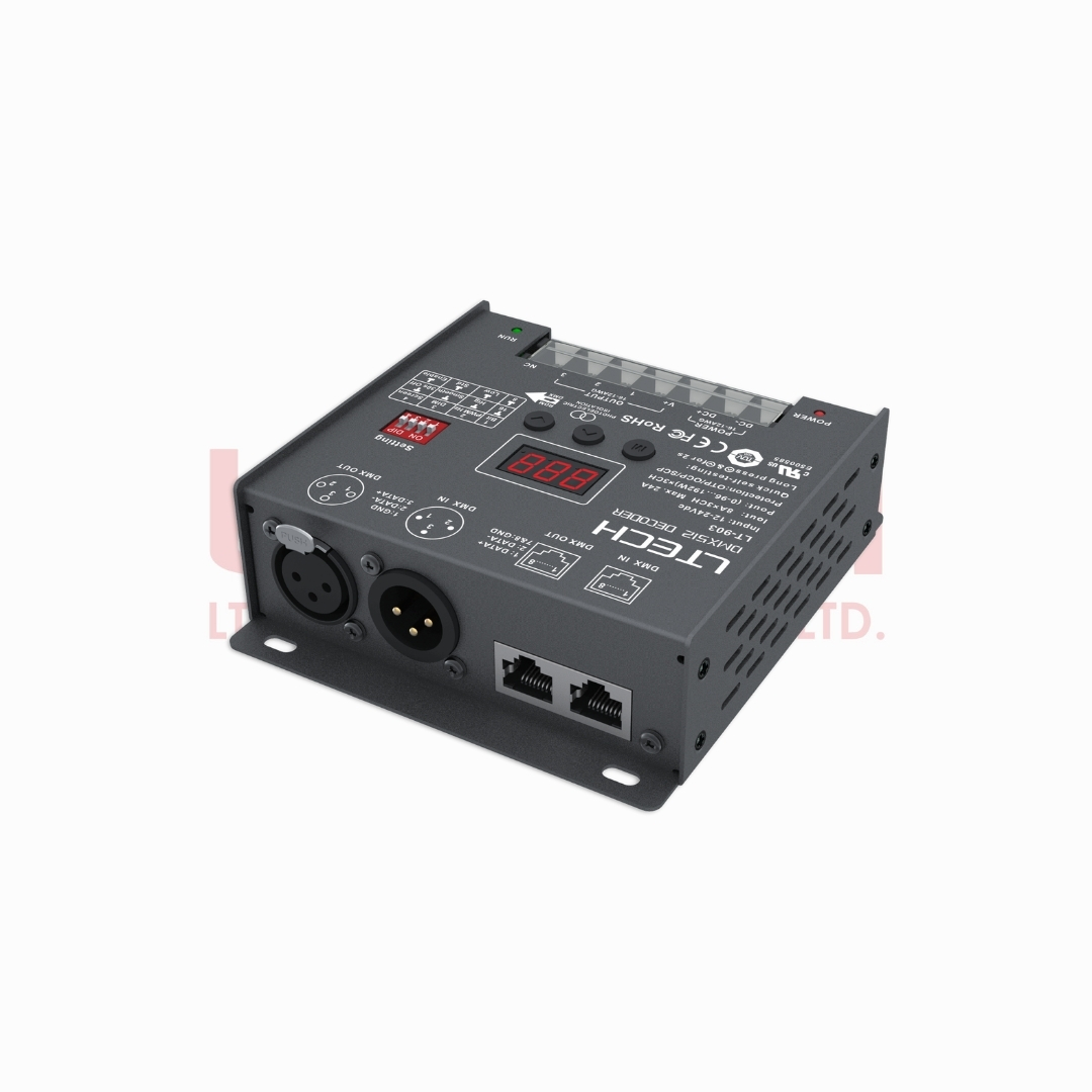 DMX512/RDM Decoder PRO UL, TUV (LT-903)