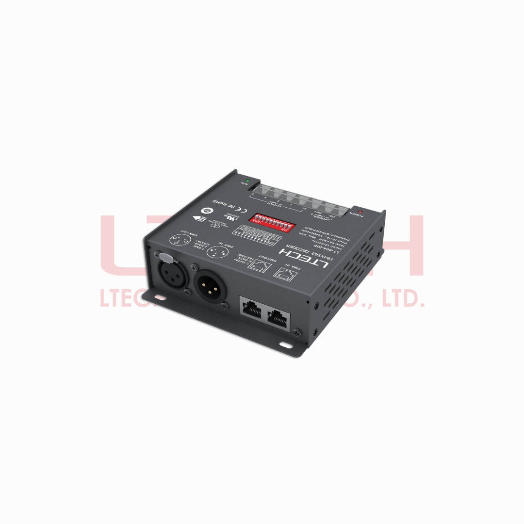 DMX512/RDM Decoder PRO UL, TUV (LT-904-DIP)