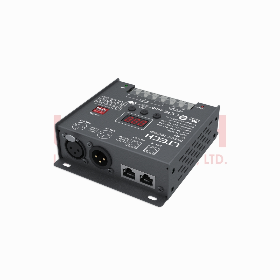 DMX512/RDM Decoder PRO UL, TUV (LT-904)