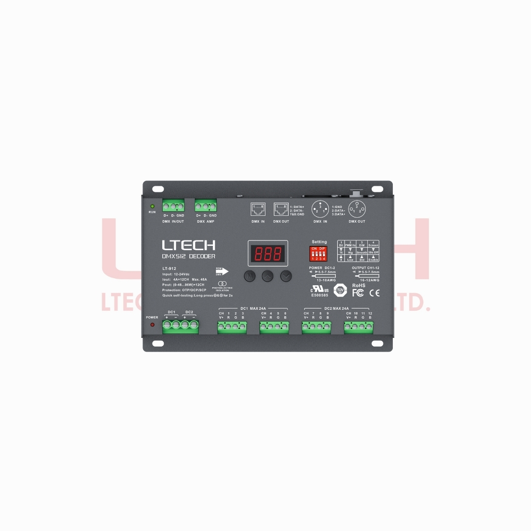 DMX512/RDM Decoder PRO UL, TUV (LT-912)