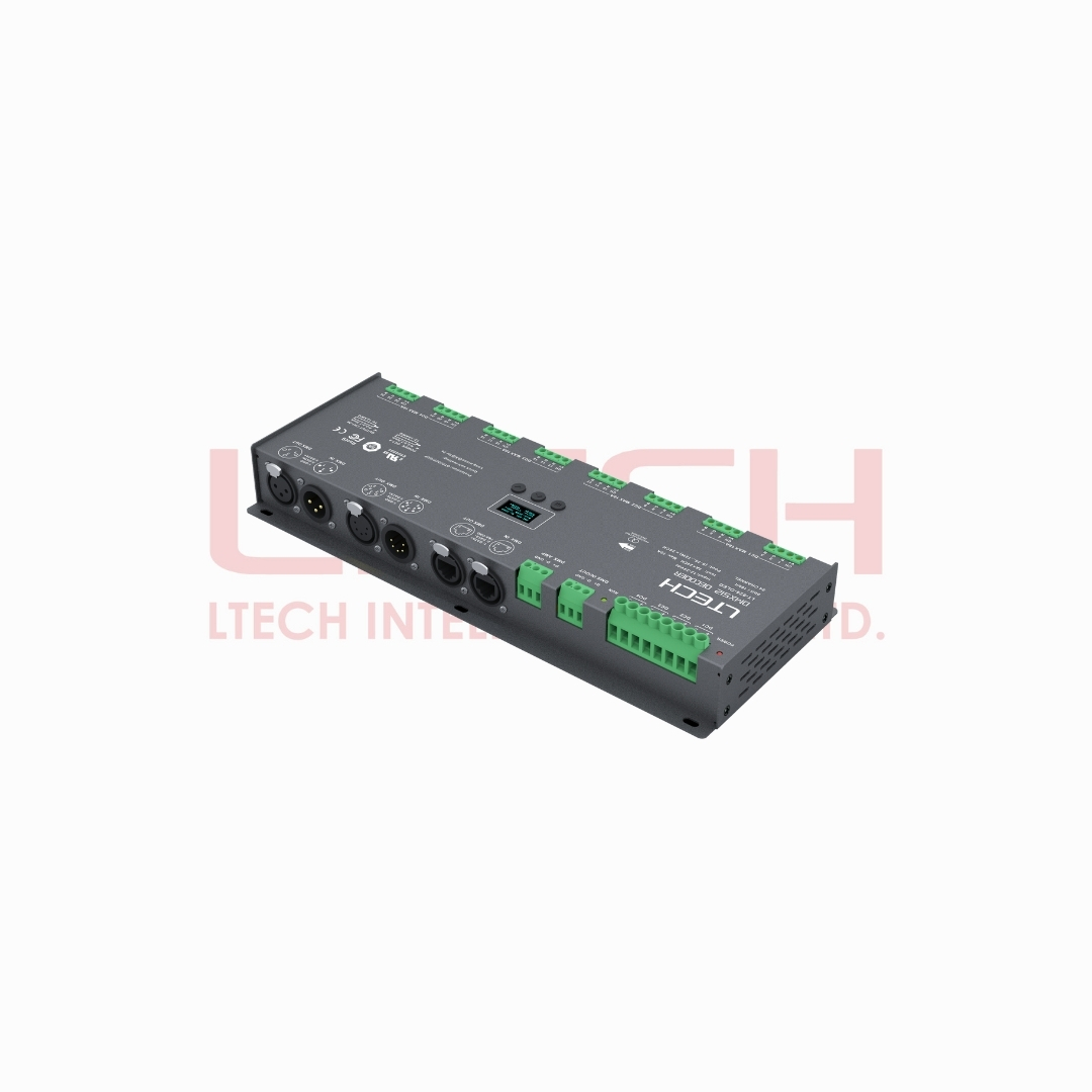 DMX512/RDM Decoder PRO UL, TUV (LT-924-OLED)