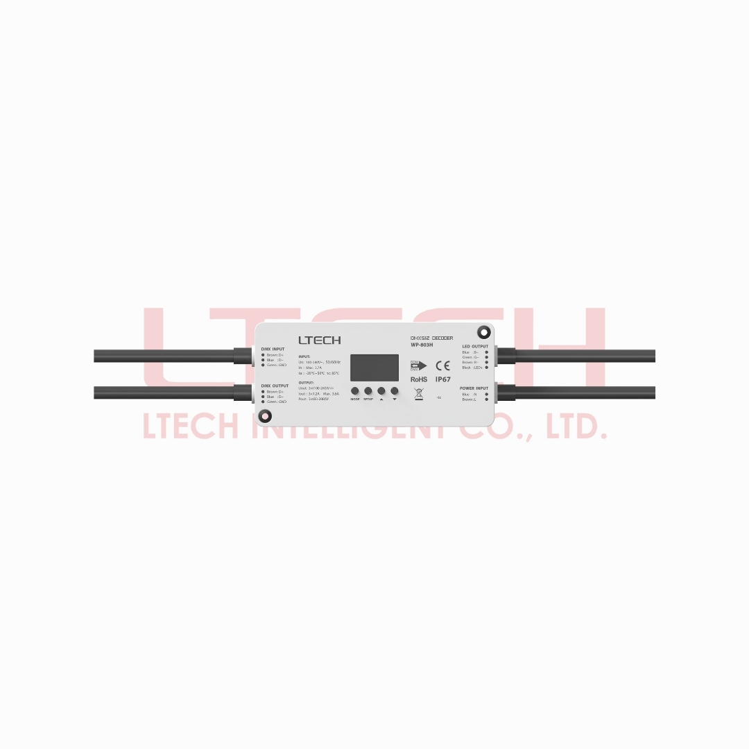 DMX512/RDM Decoder PRO UL, TUV (WP-803H)